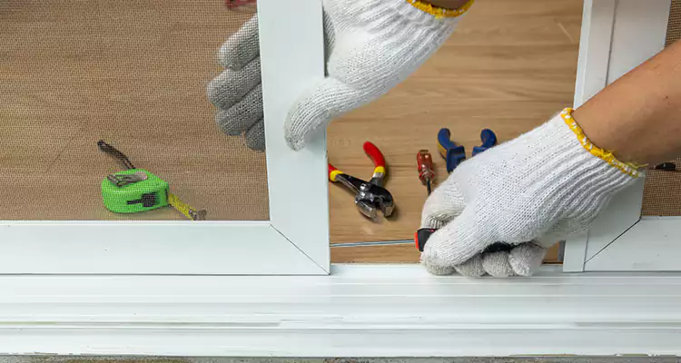 Sliding Glass Door Off Rails Repair in Plant City, FL